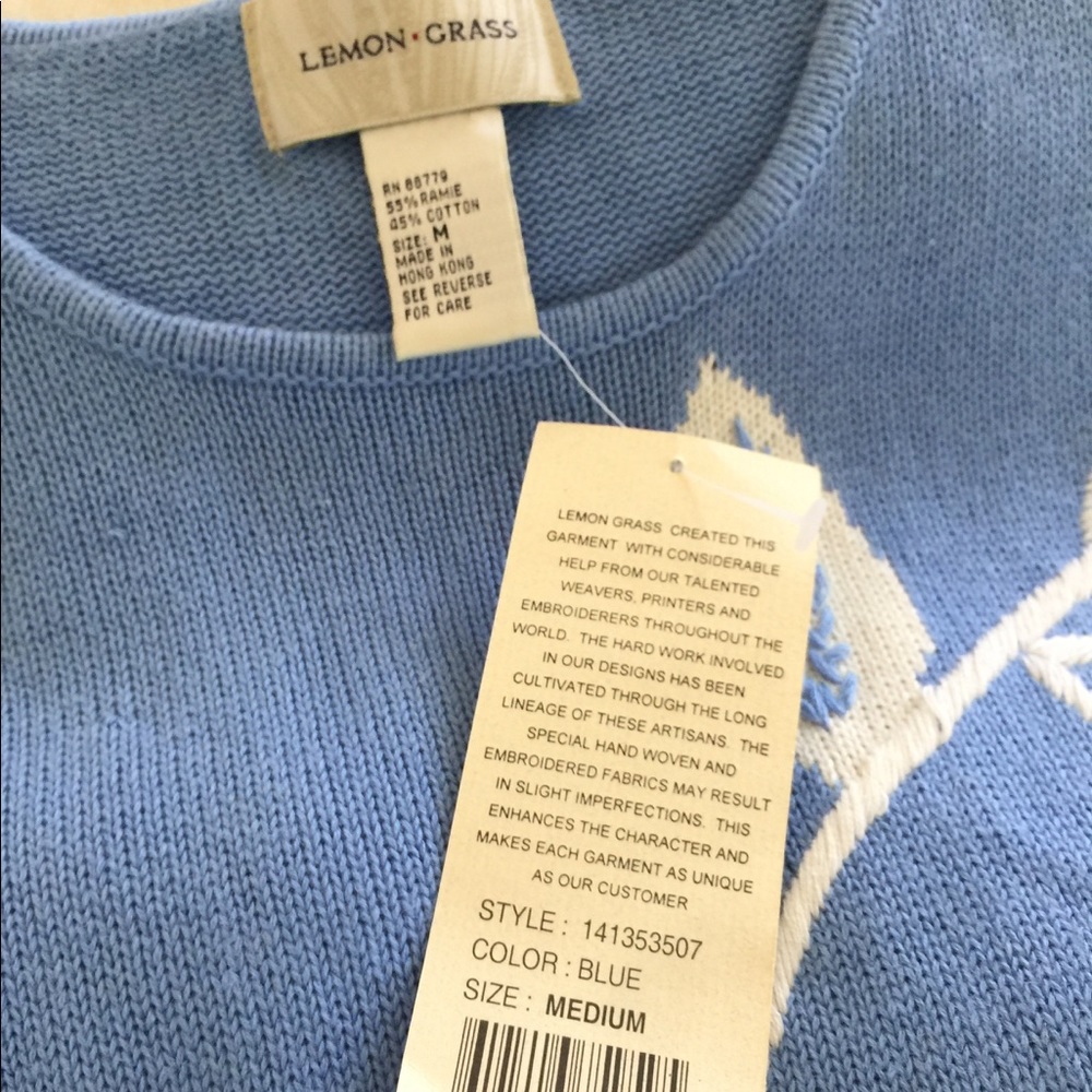 NWT Lemon Grass Sweater - Picture 5 of 5